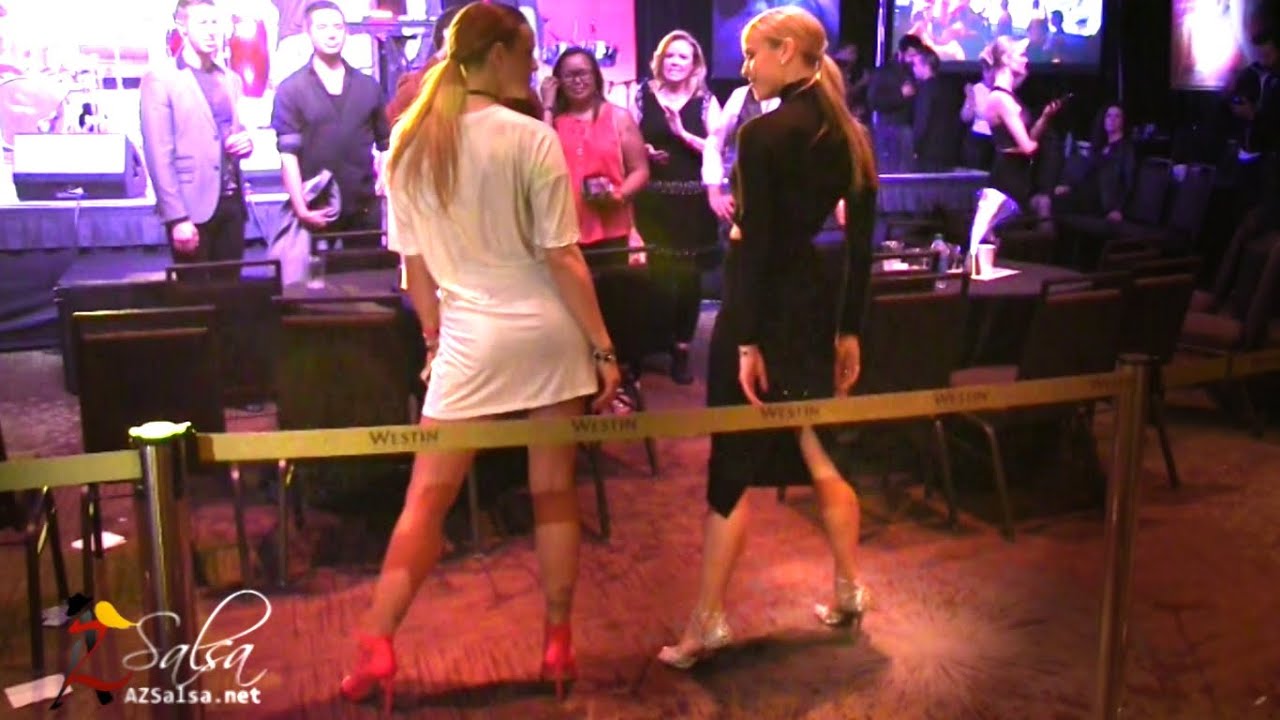 Nina: salsa dancing with hip-hop fusion style :)