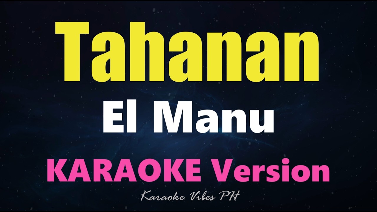 TAHANAN - El Manu (Karaoke Version)