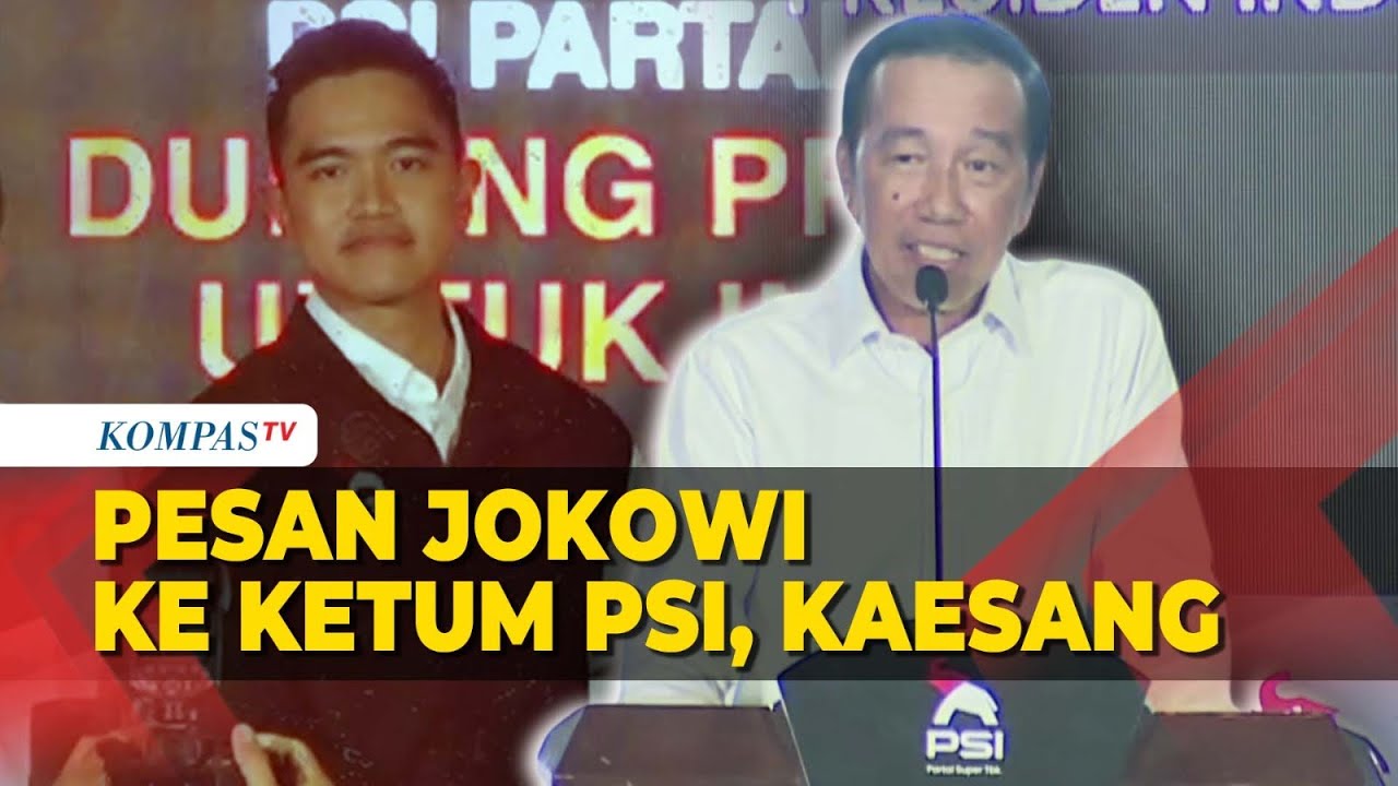Blak-blakan! Pesan Jokowi ke Kaesang Pangarep di Kongres PSI 2025: Pesan Saya Mas Ketum..