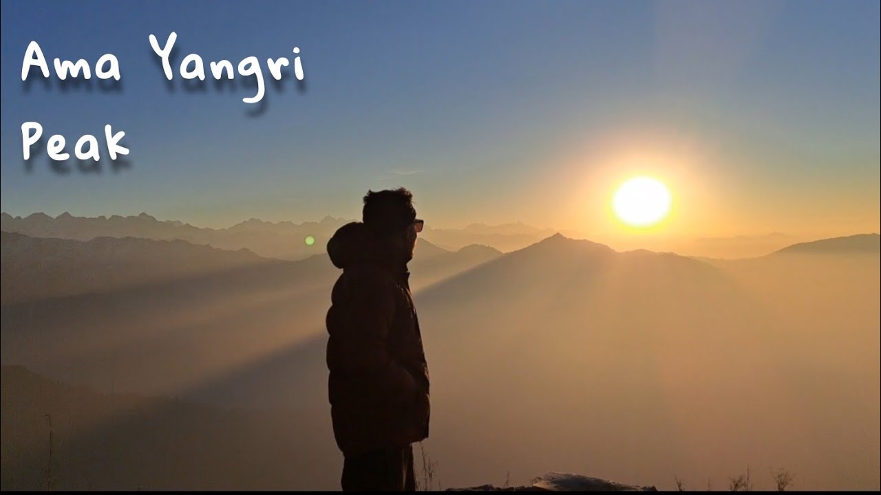 Ama Yangri Peak Perfect Sunrise|Don't Miss  Morning Adventure with Clear Mountain|AmaYangri SoloTrek