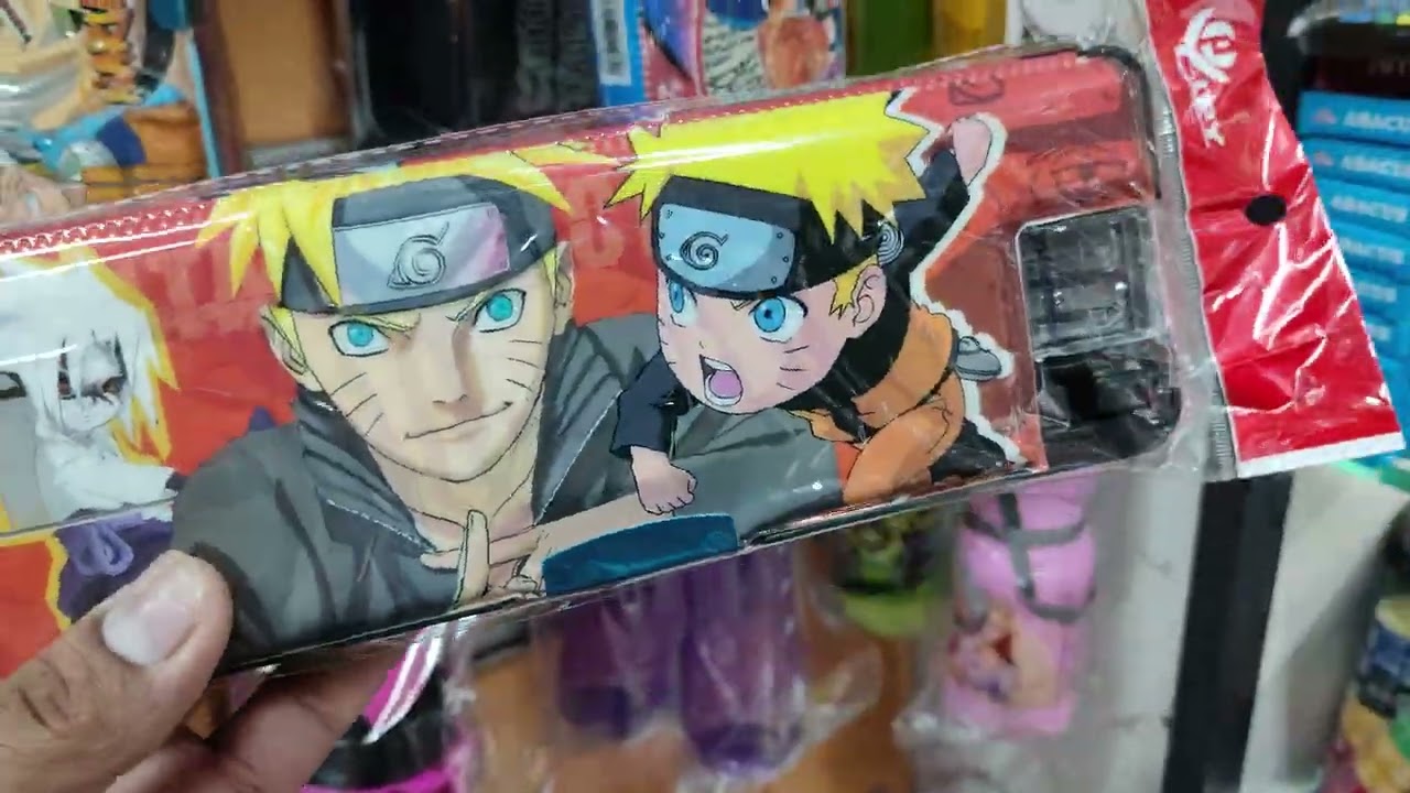 😱 Naruto Box Pencil box 🔥 Correction 😱 Stationery wholesale price 💯 Colour pencil 📝#youtuber #virel