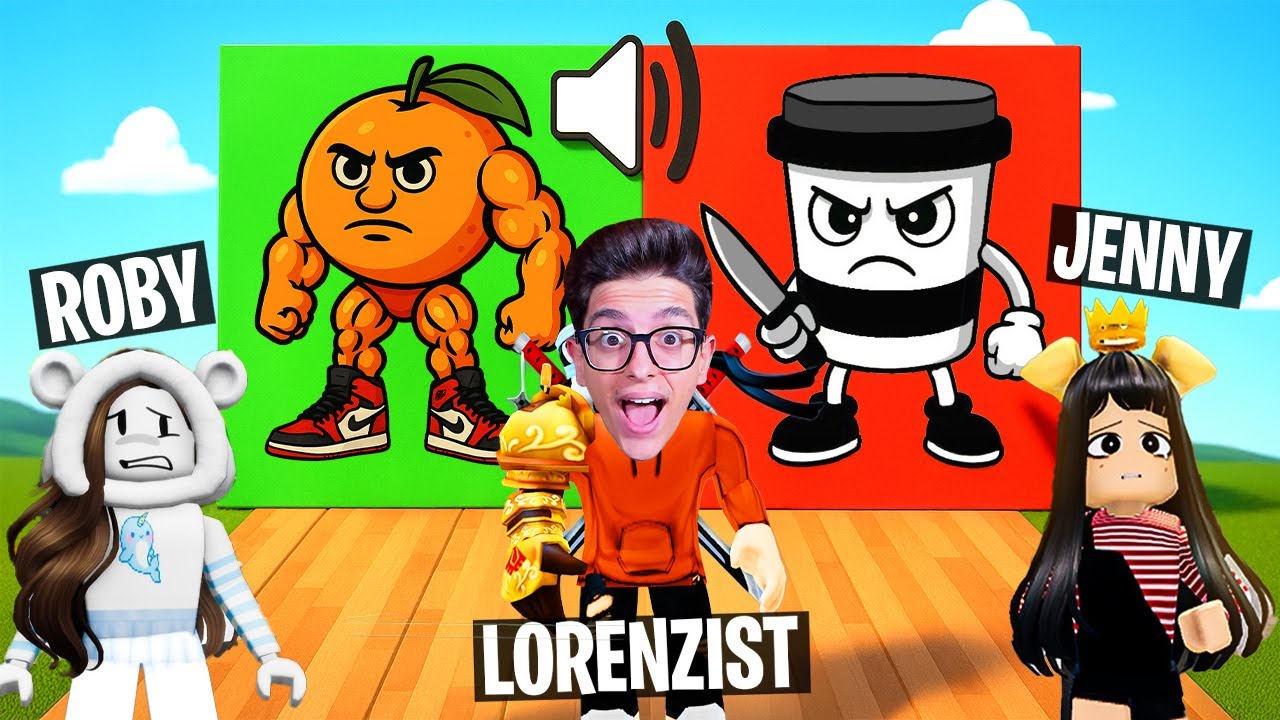 INDOVINA I MEME ITALIAN BRAINROT DAL SUONO CON ROBY E JENNY SU ROBLOX!!