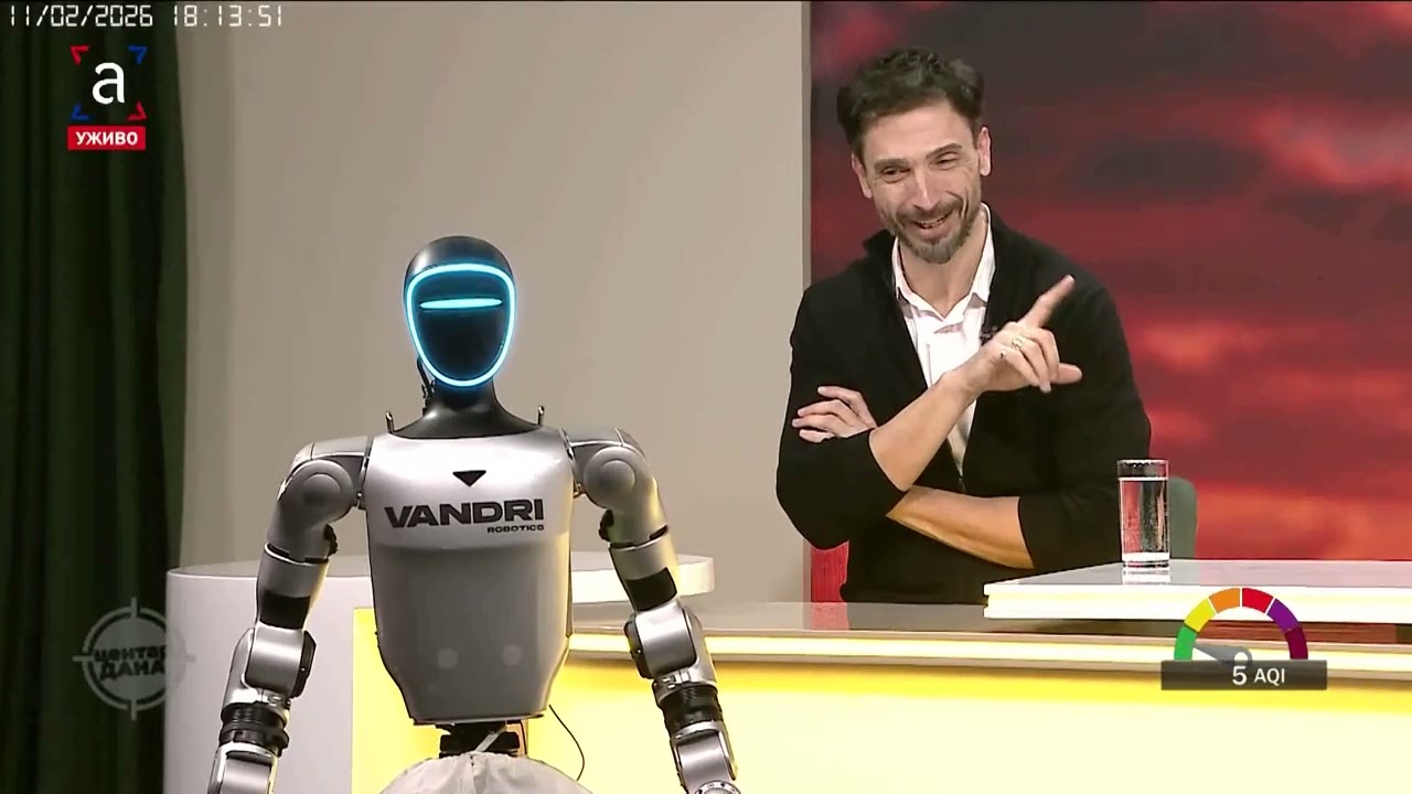 Robot Robi stigao u studio ATV-a i zaplesao: Čeka nas prava banjalučka priča