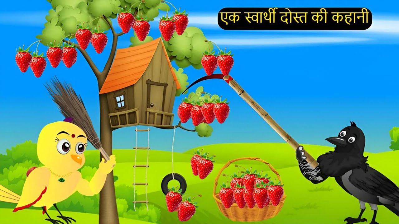 जादुई मछली की कहानी | Chidiya Episode | Rano Chidiya Aur Kauwa Wala Cartoon|rano birds stories tv