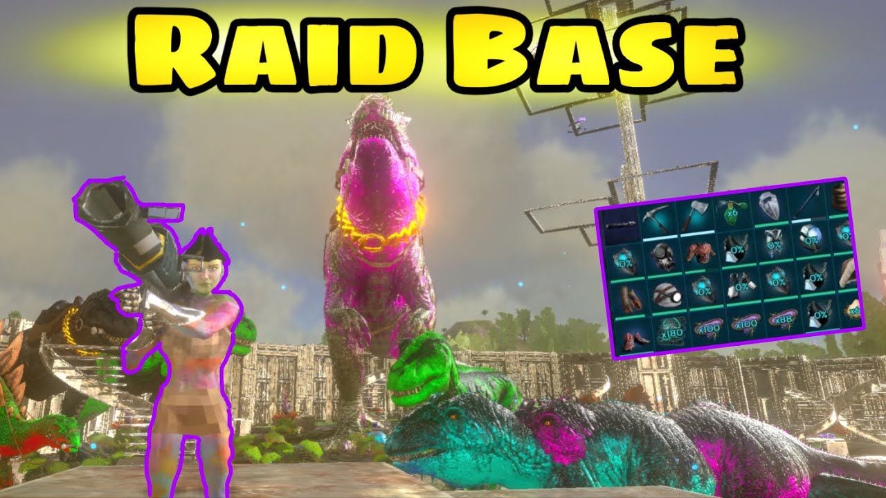 INSANE PvP Raid Base Enemy Ark Mobile 🔥🔥