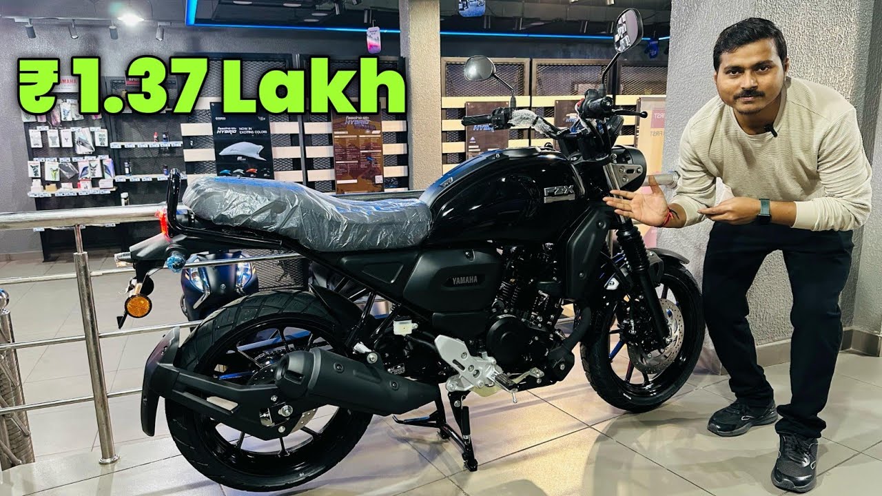2025 New Yamaha FZX Black Walkaround Review 💥| On Road Price New Updates | FZX Black OBD2B | Mileage