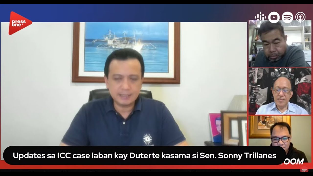 Updates sa ICC case laban kay Duterte kasama si Sen. Sonny Trillanes