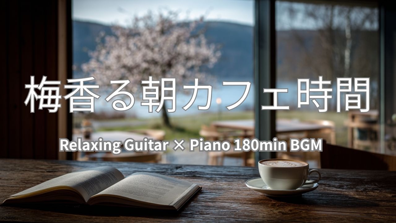 梅香る朝カフェ時間【心がなごむBGM】180min