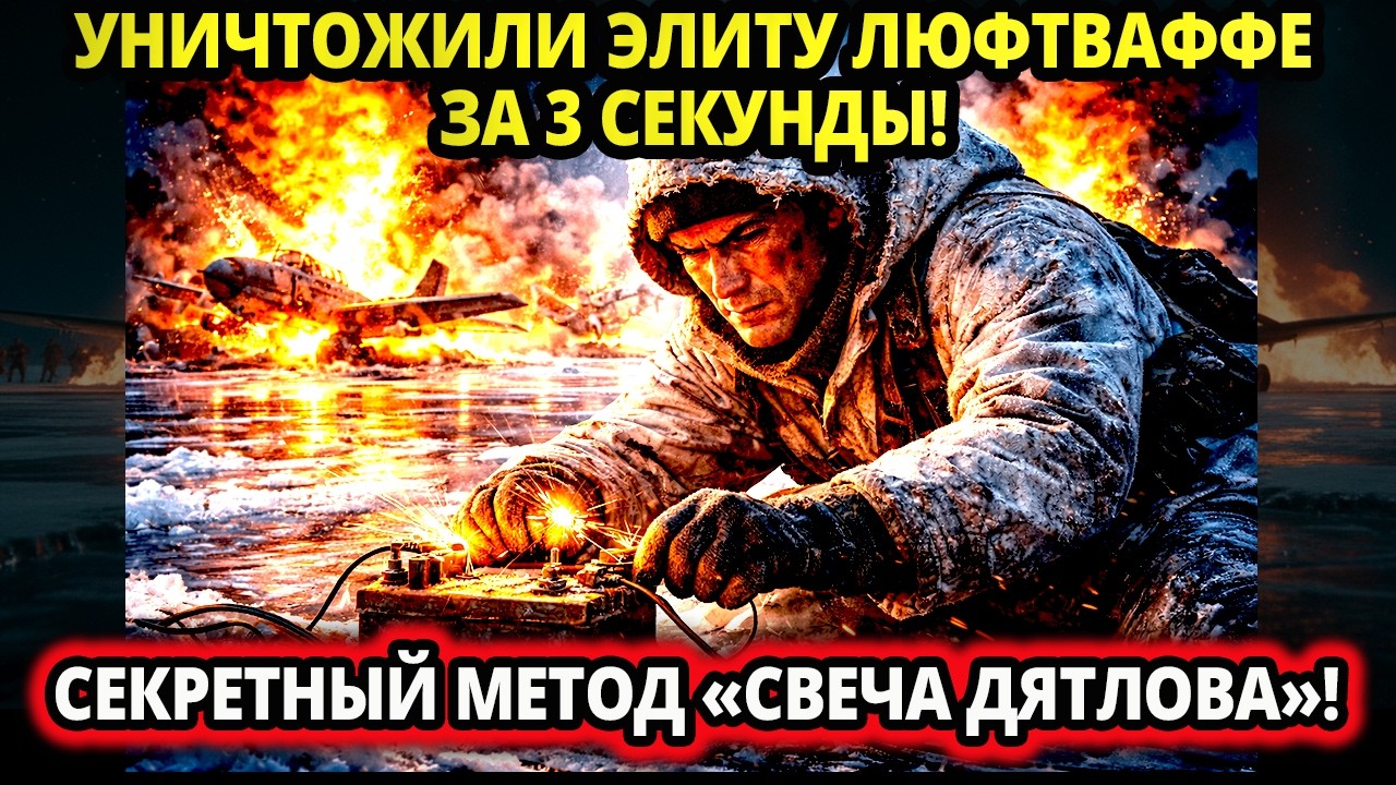МЕТОД СМЕРШ  «СВЕЧА ДЯТЛОВА»! МОТОЦИКЛЕТНЫЙ АККУМУЛЯТОР И РЖАВАЯ ПРОВОЛОКА ПРОТИВ ЛЮФТВАФФЕ
