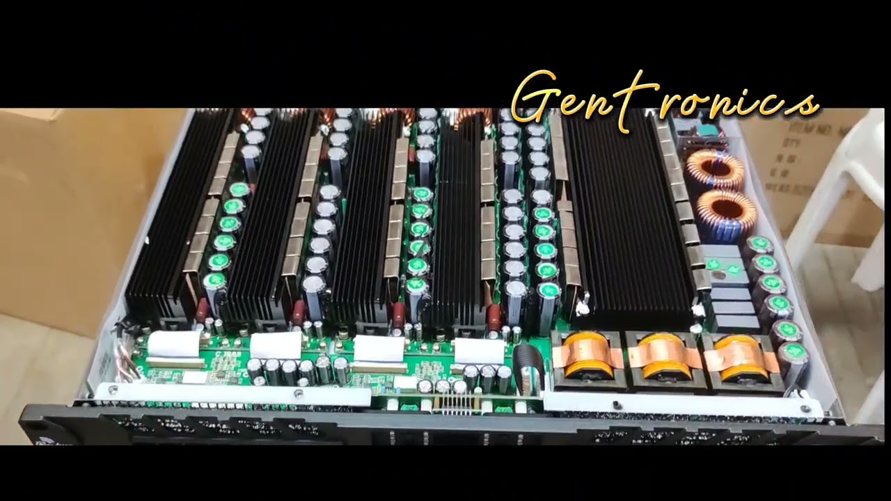 CLASS D  4channel power amplifier  2000watts 8 ohms per channel .  BROADWAY  D20.