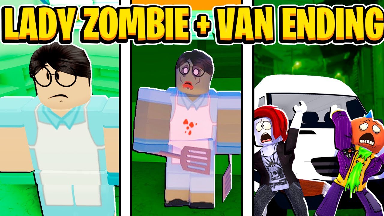 THE LUNCH LADY WAS INFECTED!! + How To Get The Roblox Field Trip Z Van Ending With Odd Foxx
