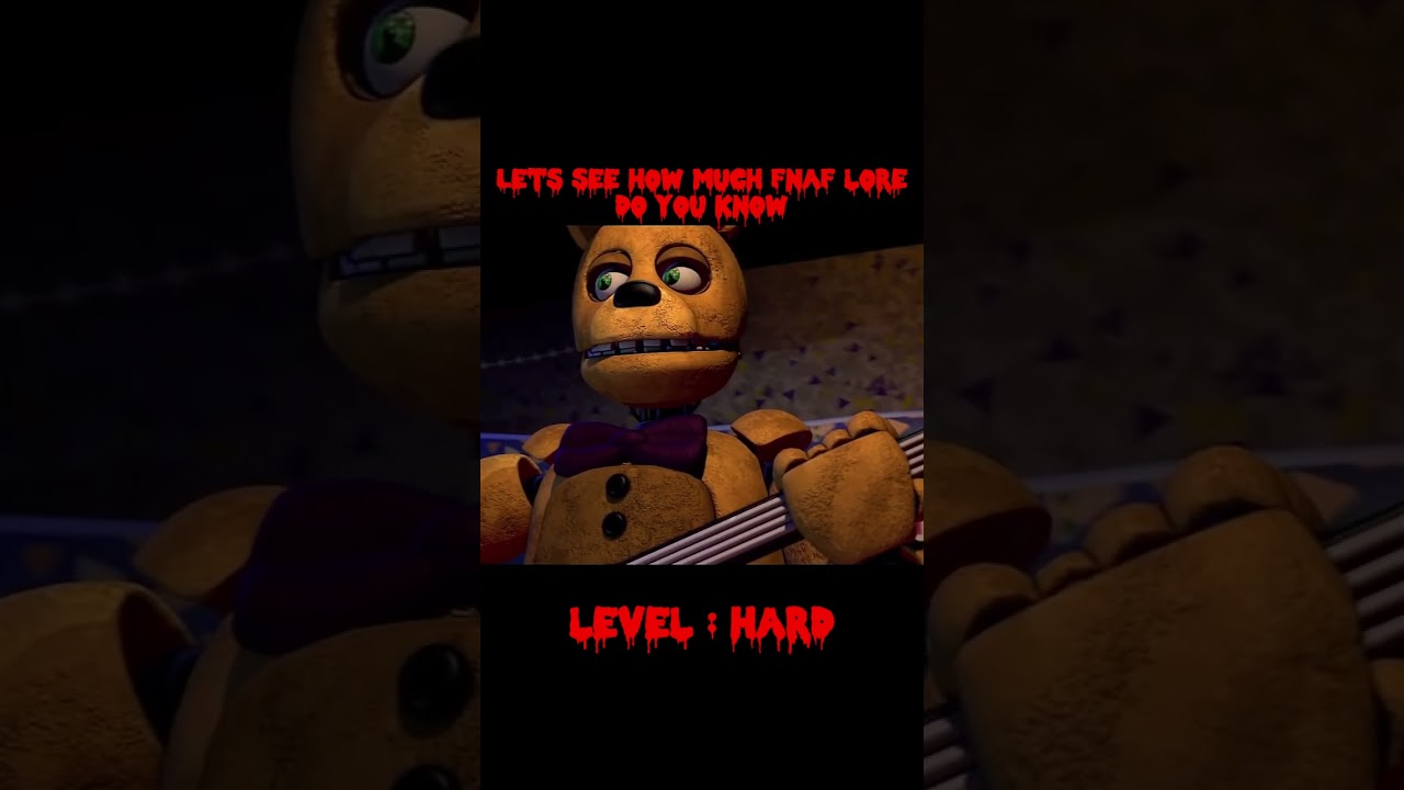 Do you know fnaf lore