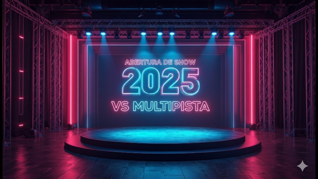 ABERTURA DE SHOW DE FORRO PISEIRO 2025 VS MULTIPISTA E PLAYBACK