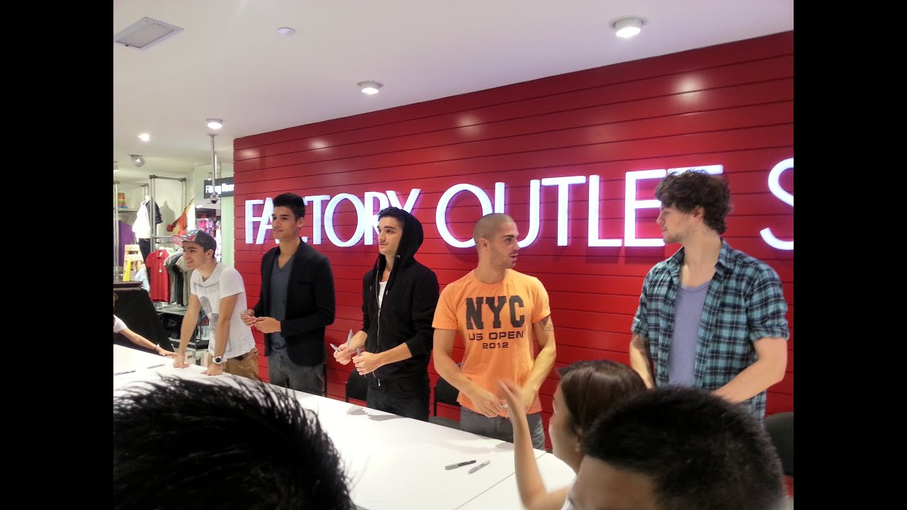 The Wanted Live in Malaysia 2012 (Signing Session FOS 1 Utama)