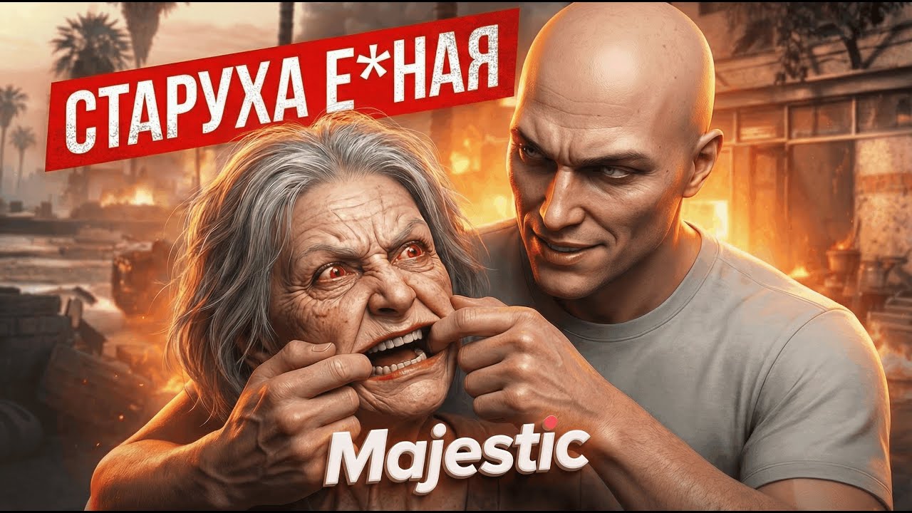АГРЕССИВНАЯ БАБКА РАСПЛАКАЛАСЬ И ПОЛУЧИЛА ПО ЗАСЛУГАМ В GTA 5 RP