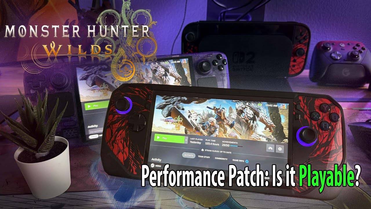 Они исправили ошибку в Monster Hunter Wilds на портативных устройствах?!