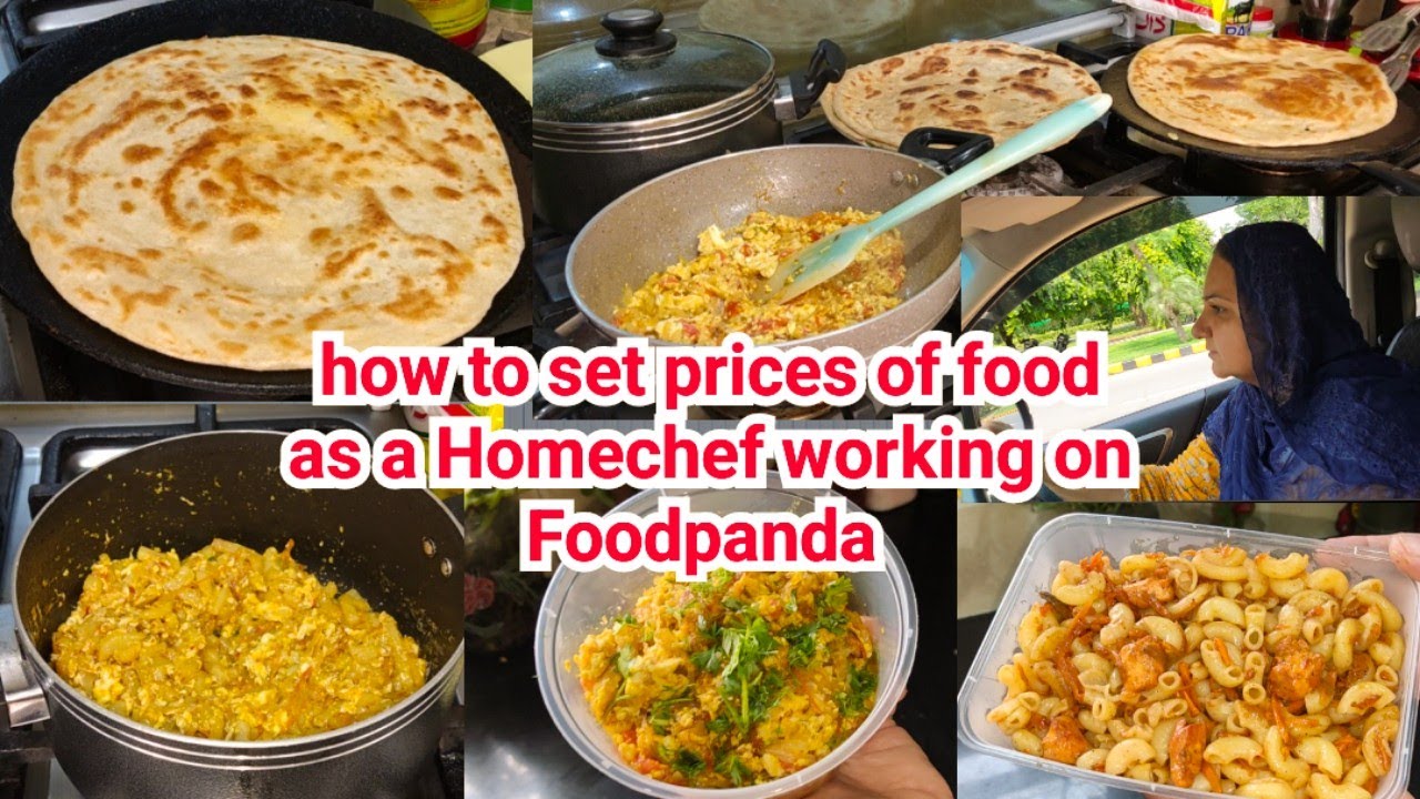 how to set prices of food at Foodpanda as a Homechef Work from home|My Daily orders and live Prep|