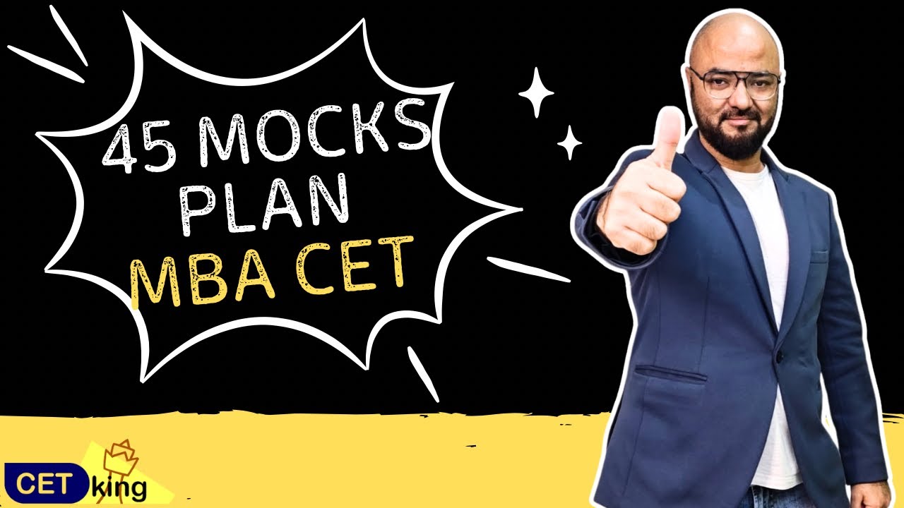 CET 45 Mocks = JBIMS | Mock Planning for MBA CET 2026 #CET1 #CET2