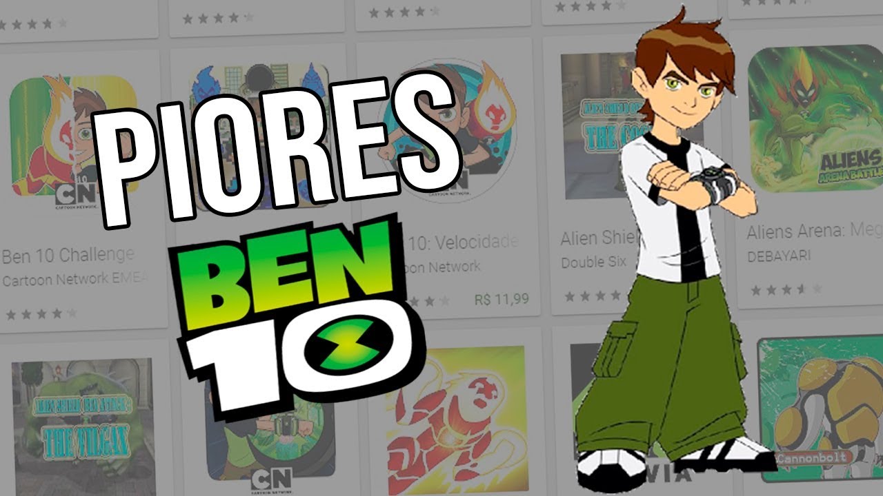 PIORES jogos do BEN 10 para celular
