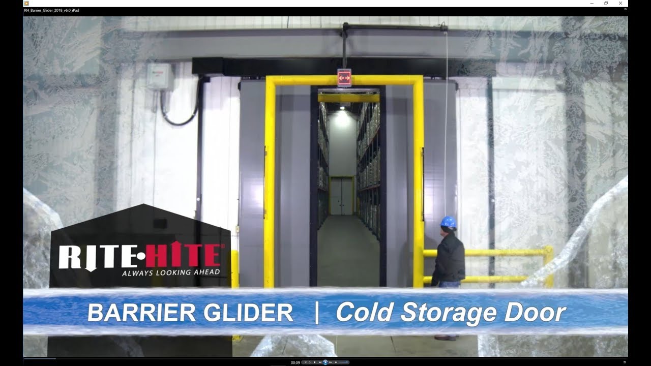 NEW RH Barrier Glider Cold Storage Door by Rite-Hite Doors, Inc.