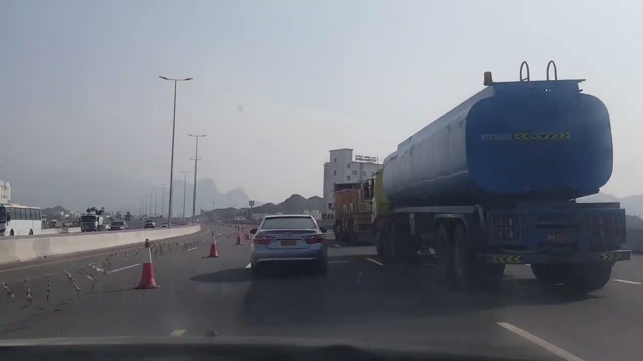 Muscat to Samail Oman من مسقط الي سمائل سلطنة عمان