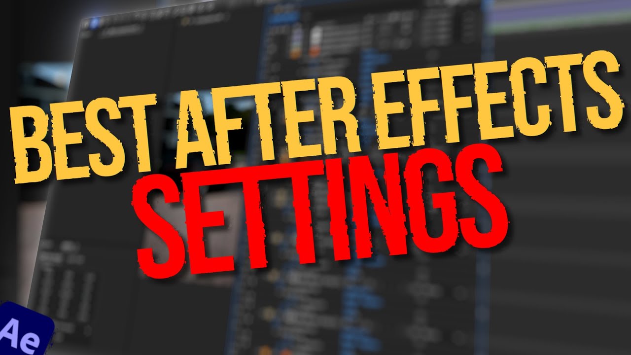 Мои настройки After Effects для лучшей производительности и предварительного просмотра