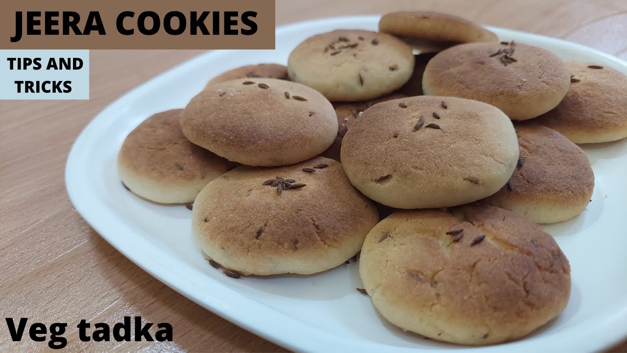 How to make jeera cookies at home | Veg tadka