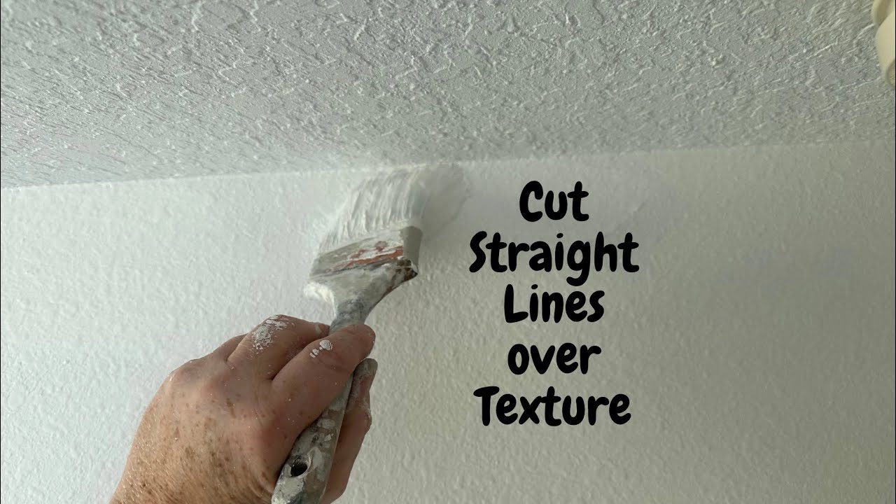 How to Cut Straight Lines Over Textured Walls - Spencer Colgan