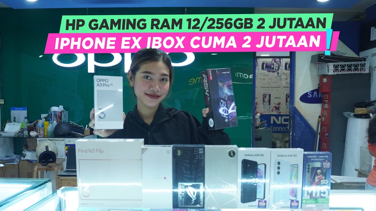 Cek Pasar Offline! iPhone MURAH Ex iBox 2 Jutaan, Hp Gaming RAM 12GB Cuma 2 Jutaan! #MarZoom 301