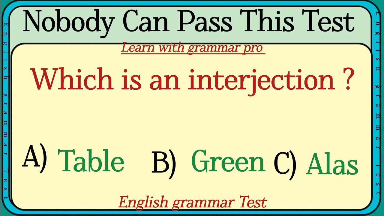 Mixed English Grammar test ✨ Nobody Can Pass This Test 