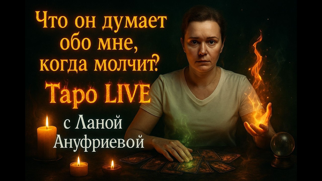 Сам молчит, а в это время думает о тебе.....Таро стрим с Ланой Ануфриевой