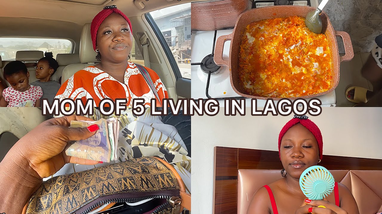DAILY VLOG | 20+ MOM OF 5 UNDER 5 LIVING IN LAGOS