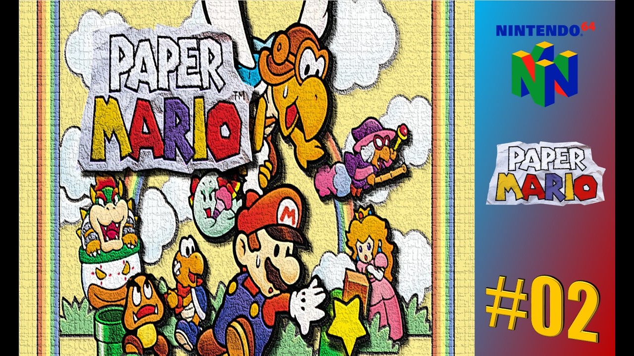 PAPER MARIO - NINTENDO 64 - ESPAÑOL CASTELLANO - Capítulo 02: PUEBLO KOOPA Y CAMINO A LA FORTALEZA