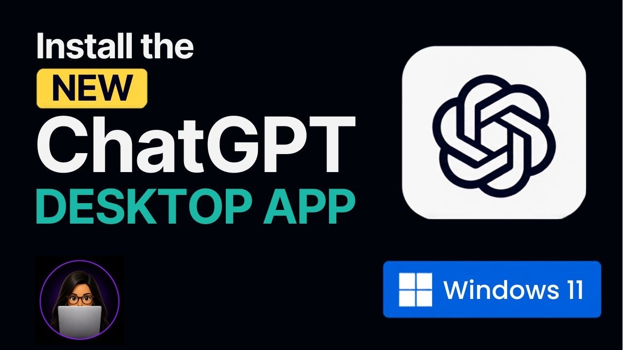 Install the NEW ChatGPT Desktop App on Windows 11 (Chat, Work & Codex)