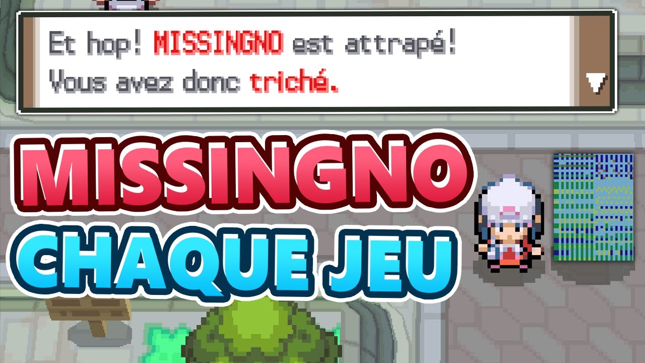 QU'ARRIVE-T-IL si on fait APPARAÎTRE MISSINGNO dans CHAQUE JEU ?