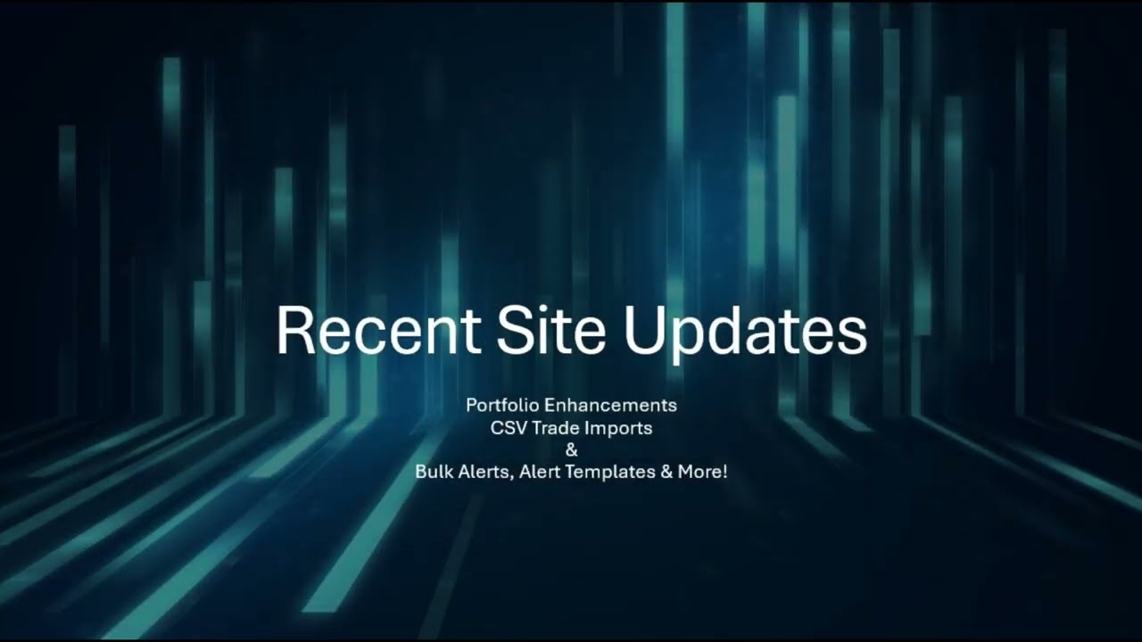 Recent Site Updates:  Portfolio Enhancements!