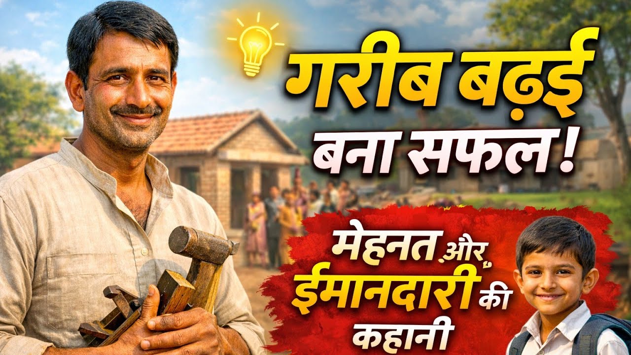 गरीब बढ़ई की किस्मत और मेहनत #cartoon #youtube #aivideo #animation #viralvideo #video #motivation 