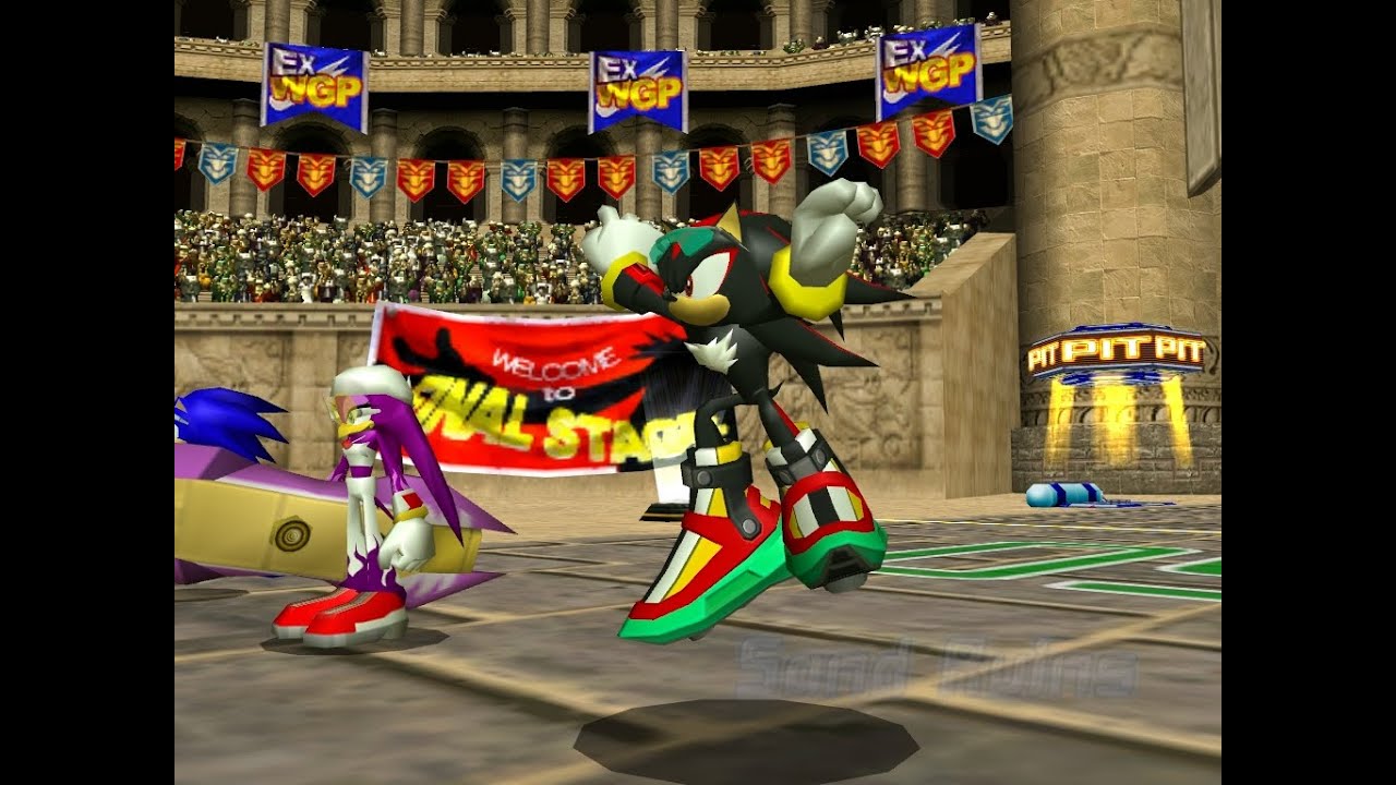Sonic Riders™ PC - (60 FPS) - Sand Ruins (Shadow + Darkness)