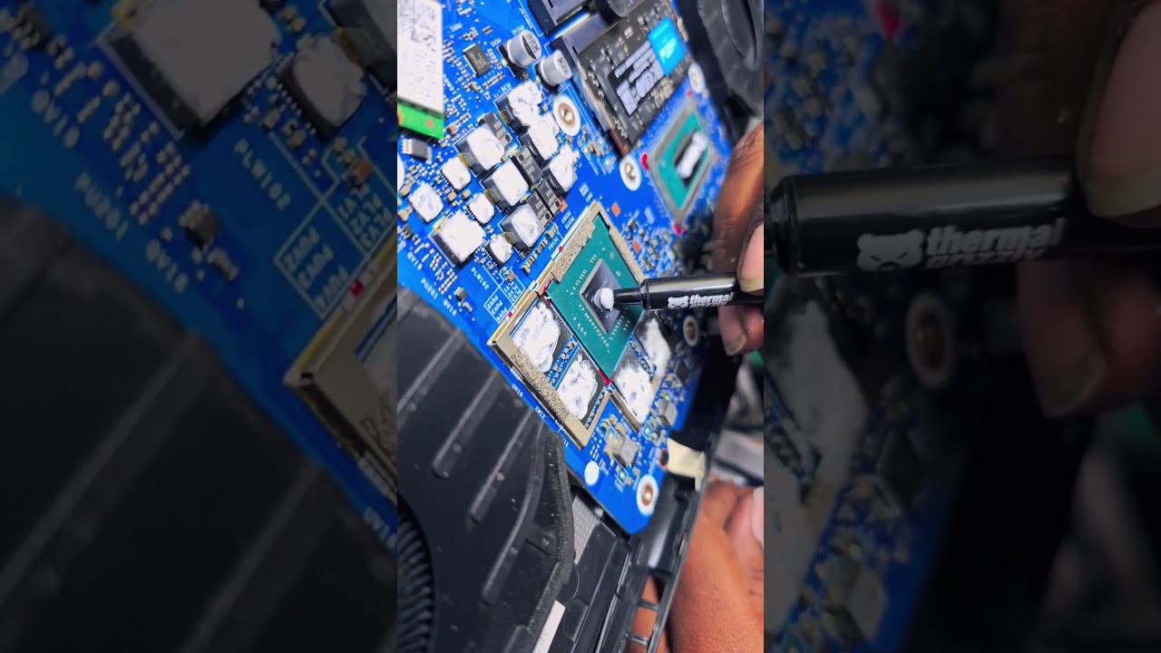 HP Omen Thermal Paste Replacement #hp #thermalpaste #gaming #recent #omen #hpsupport #diy #laptop