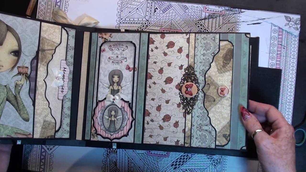 Mini Album Tutorial #1 Grahic 45  Bird Song (  mirabelle style )