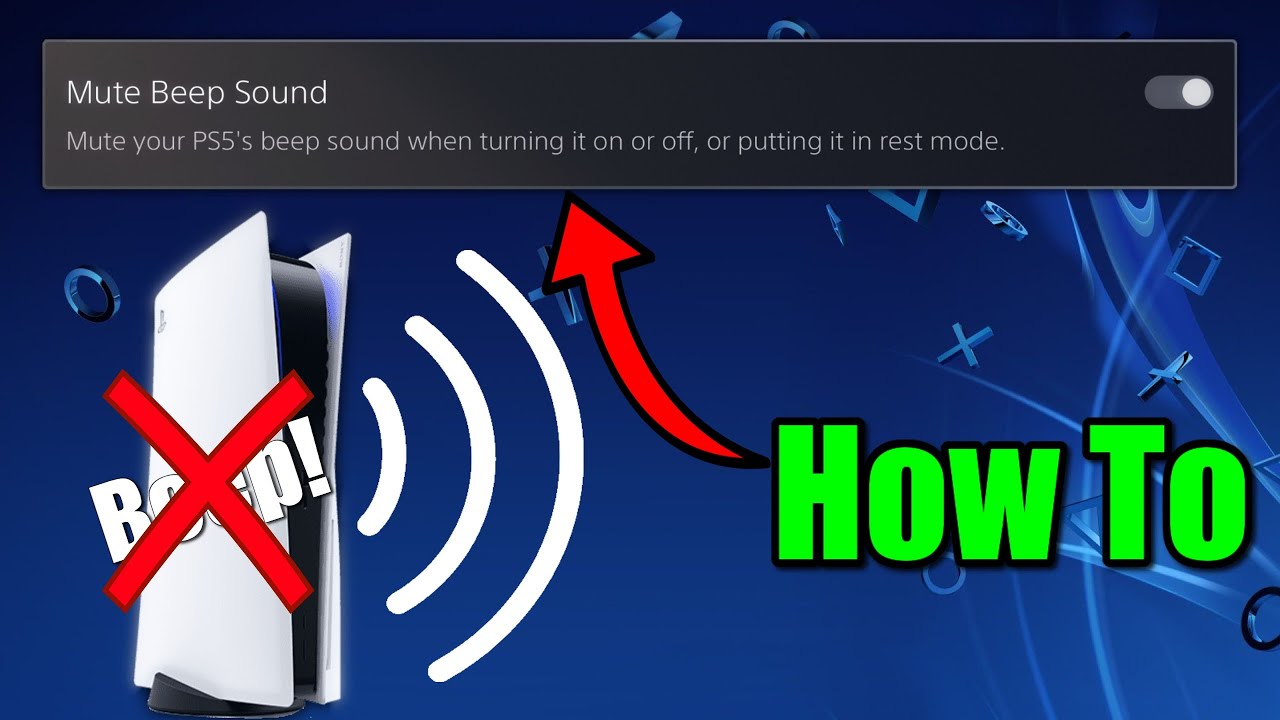 How To Turn Off The Beep Sound on PS5