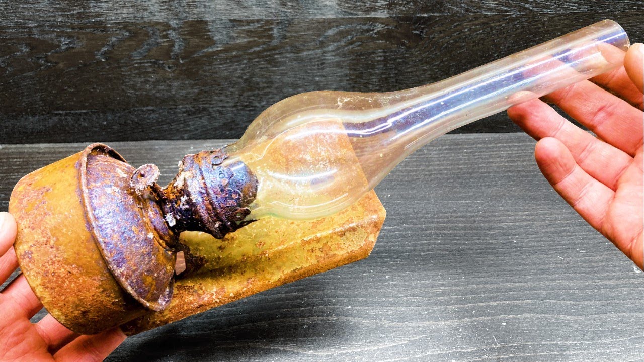 Abandoned Oil Lamp  Restoration