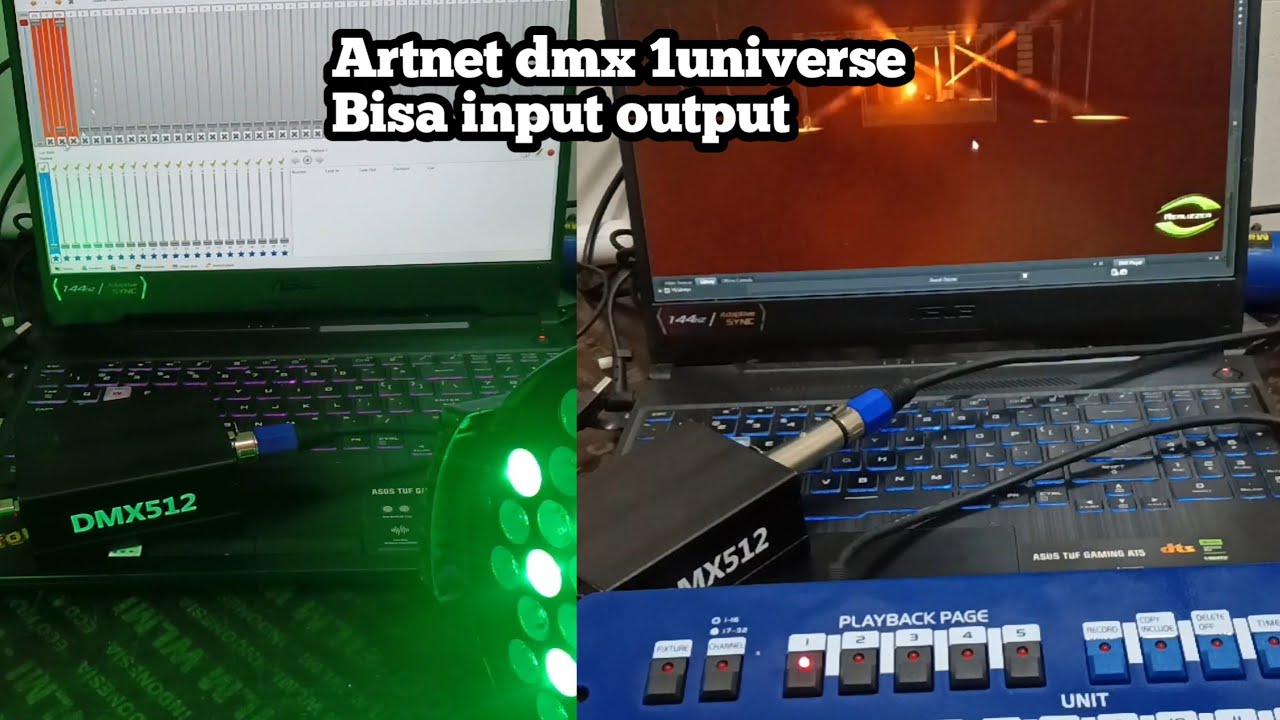 Review artnet dmx bisa mode in dan out
