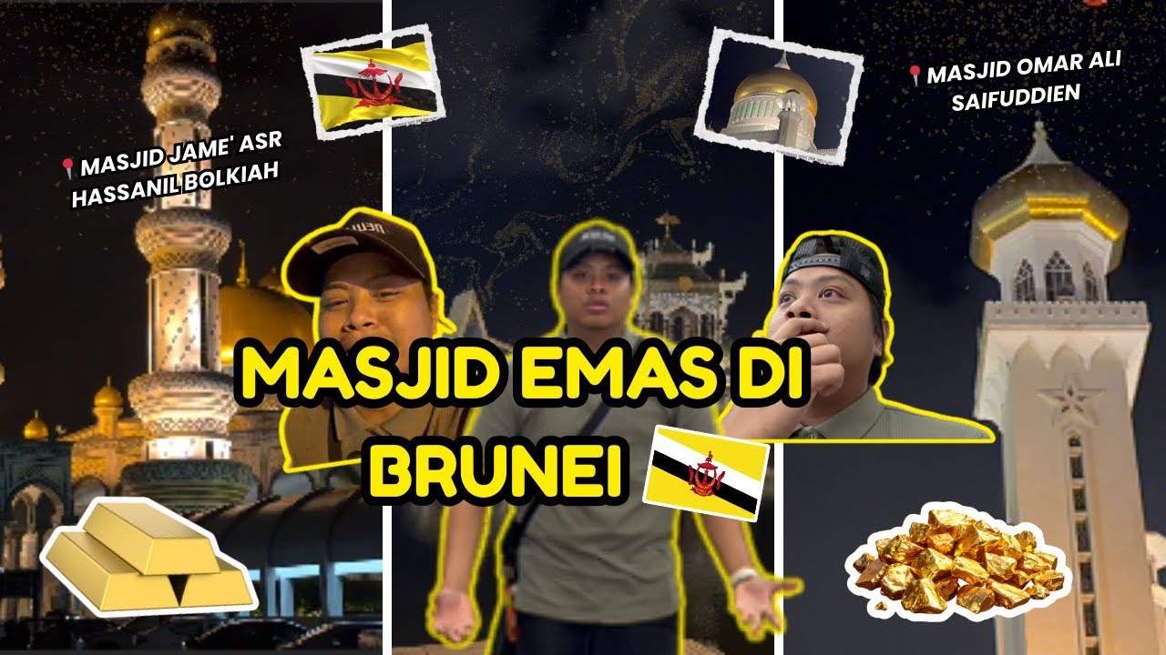 MASJID DI SALUTI EMAS TULIN? | BOBOI BAWAK JALAN-JALAN DI BRUNEI 🇧🇳 JANGAN LUPA NONTON SAMPA HABIS🥰