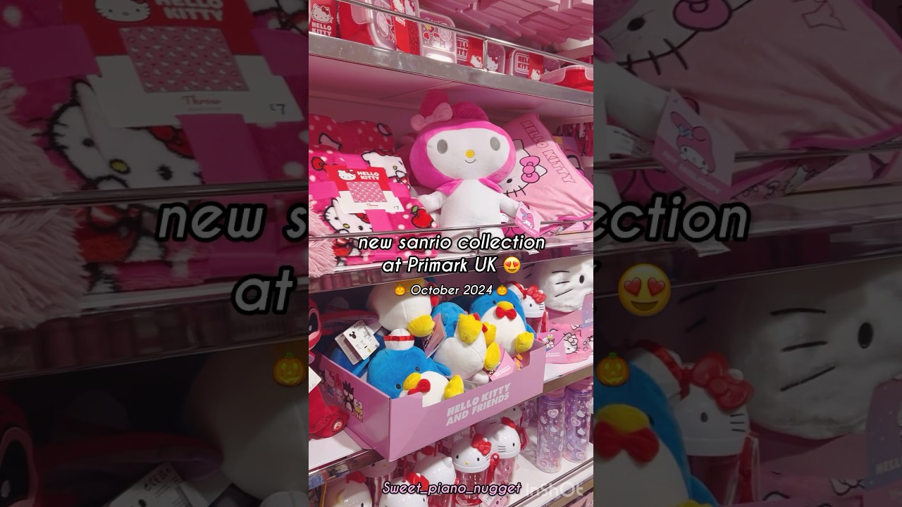 SANRIO AT PRIMARK UK!❣️ #sanrio #hellokitty #primark #kuromi #cinnamoroll #mymelody #cute #kawaii