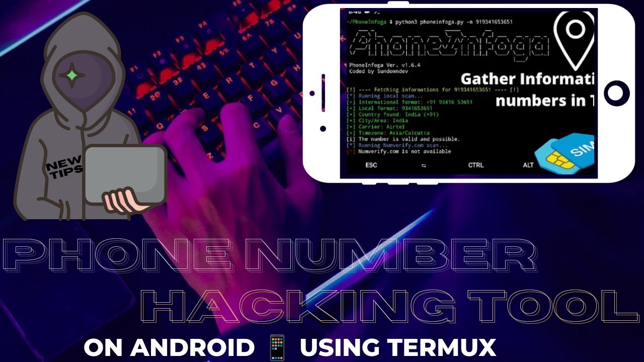 Install PhoneInfoga in Termux Android (No Root)