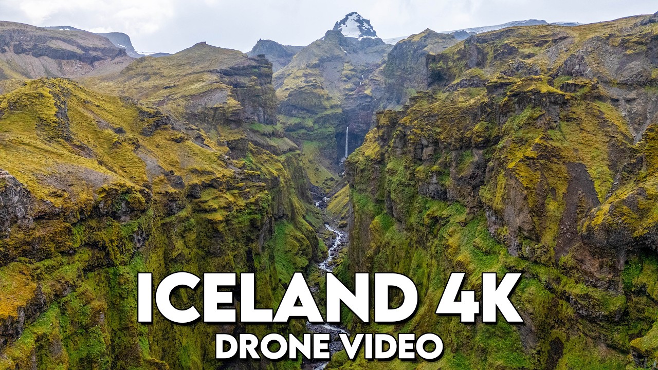 ICELAND Summer 4K Drone Relaxation