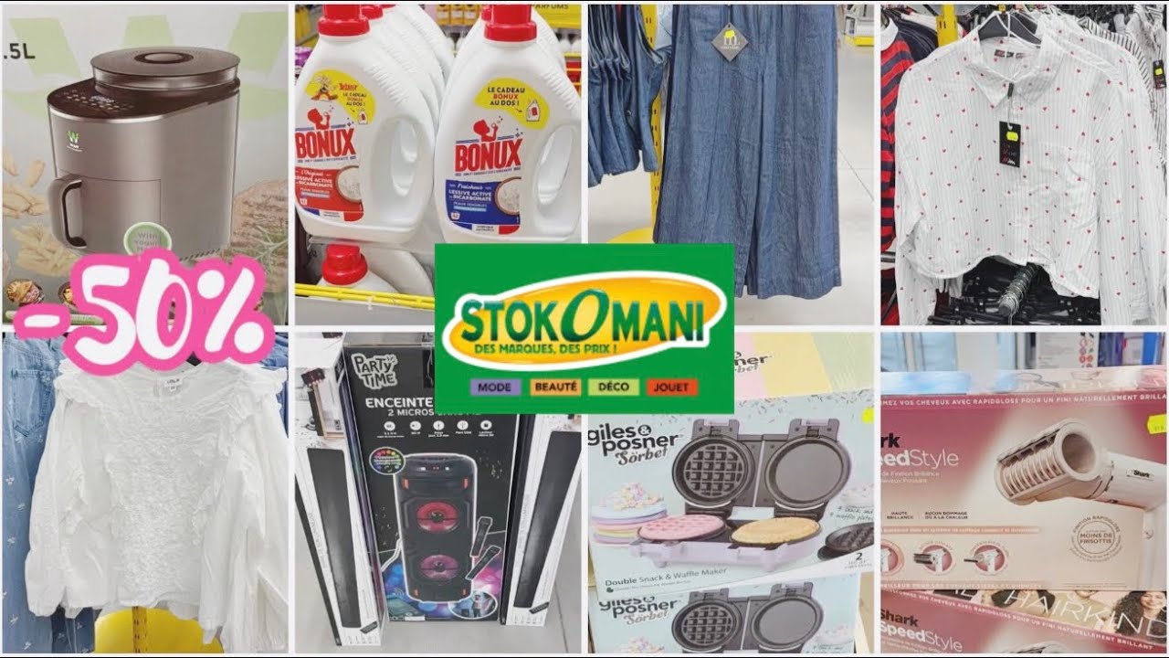 STOKOMANI -50% ARRIVAGE NOUVEAUTÉ 19 MARS 2026
