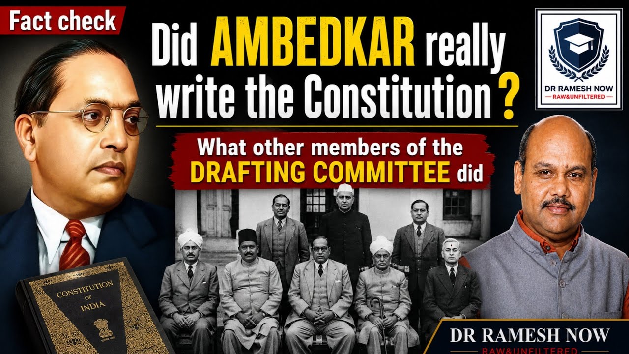Dr Ambedkar & the role of Drafting Committee members in making the Indian Constitution | A study |