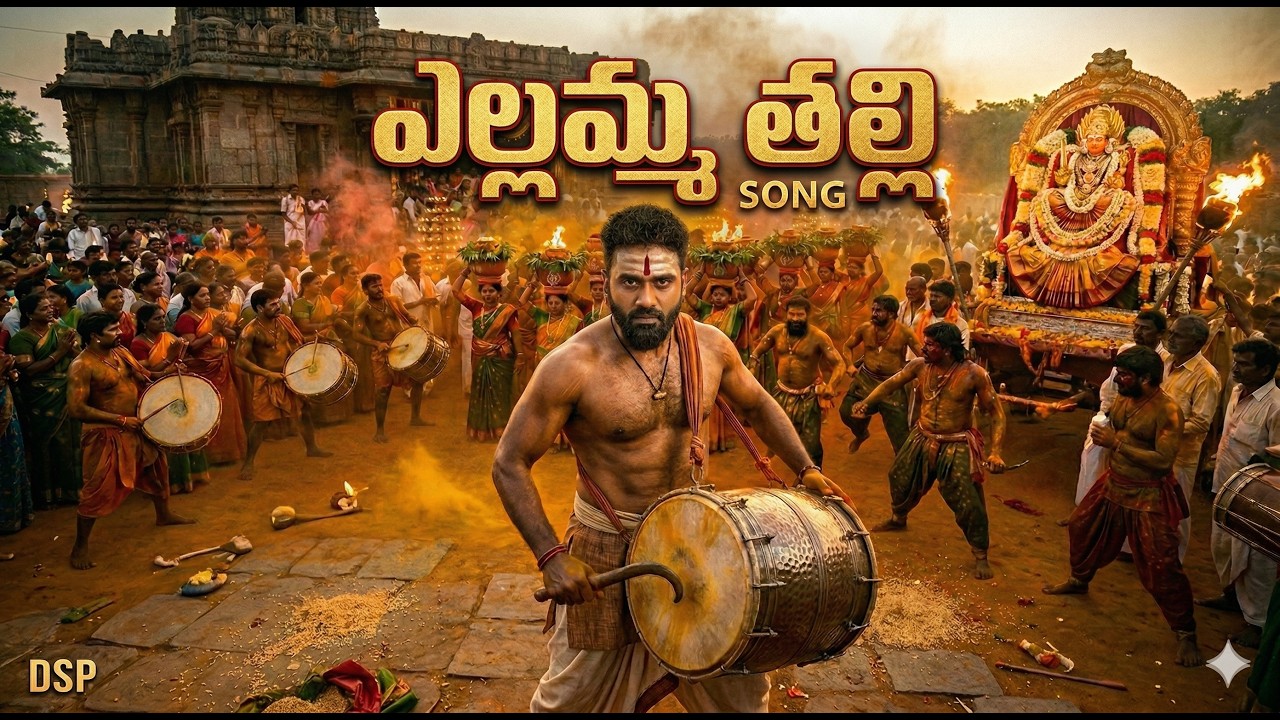 Yellamma Thalli - Epic Cinematic Folk Song | Venu Yeldandi | Musical by DSP | Telugu Bonalu